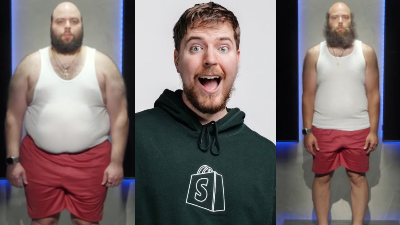 100 LBs in MrBeast Video