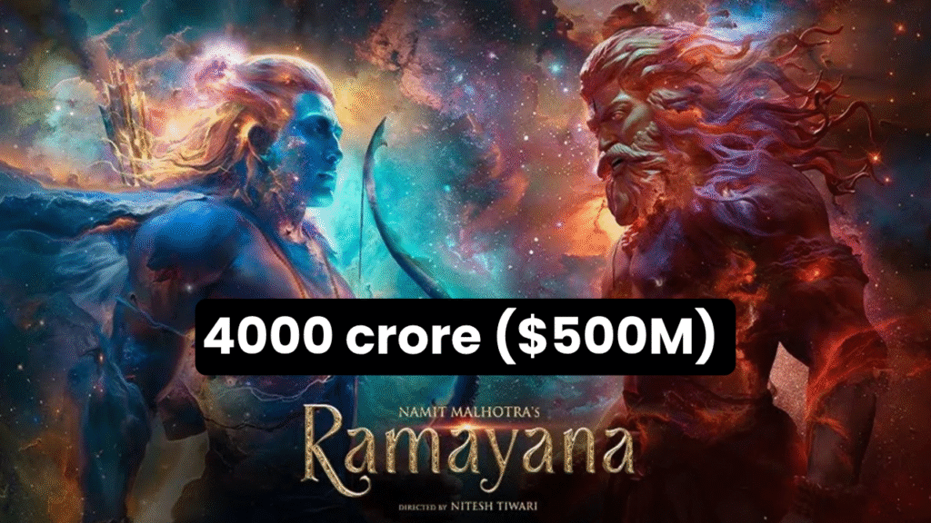 Ramayana movies budget is ₹4000 crore